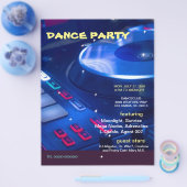 DANCE PARTY ,POSTER,FLYER チラシ (シングル)