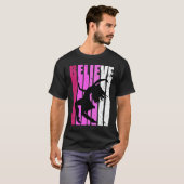 Dance Pink Dancer Fan Believe Motivational Musical Tシャツ (正面フル)