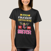 Dance Pompom Player Cheerleader Girls Tシャツ (正面)