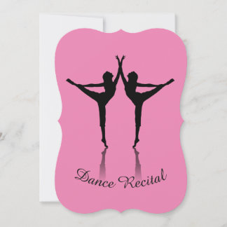 Dance recital invitation custom color 招待状