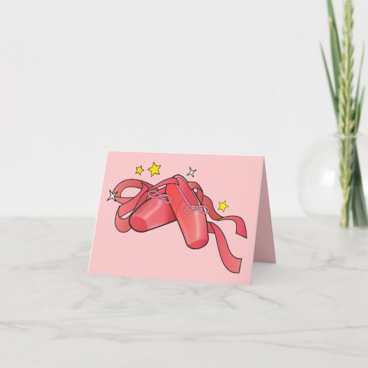 Dance Recital Shoesにご参加いただき、ありがとうございます サンキューカード (正面)