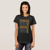 Dance Senior Night Dance Senior 2026 Graduation 18 Tシャツ (正面フル)