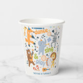 Dance sing and play kids birthday 紙コップ (裏面)