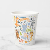 Dance sing and play kids birthday 紙コップ (正面)