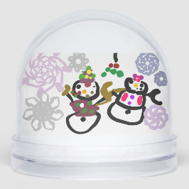 Dance Snowman and Snowwoman