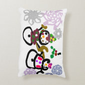 Dance Snowman and Snowwoman アクセントクッション (裏面(縦))