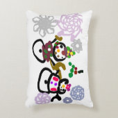 Dance Snowman and Snowwoman アクセントクッション (正面(垂直))