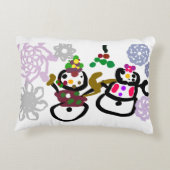 Dance Snowman and Snowwoman アクセントクッション (裏面)