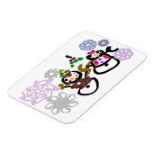 Dance Snowman and Snowwoman マグネット (左側)