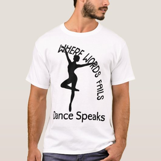 Dance speaks tシャツ (正面)