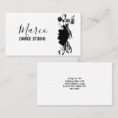 Dance Studioレッスン 名刺 (正面/裏面)