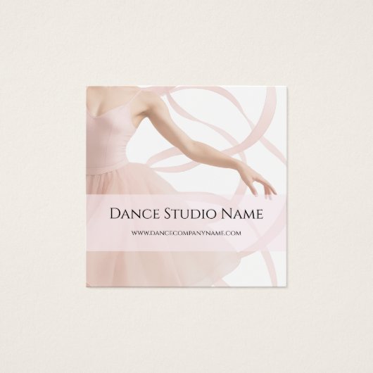 Dance Studio Ballerina Pastel Pink Socials (正面)