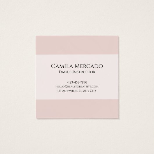 Dance Studio Ballerina Pastel Pink Socials (裏面)