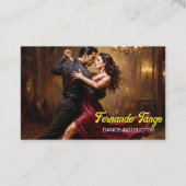 Dance Tango Instructor 名刺 (正面)