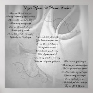 Dance Teacher Poem ポスター
