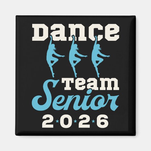 Dance Team Senior Class of 2026 マグネット (正面)