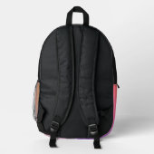 Dance themed Personalized backpack - Ballet Tap プリントバックパック (裏面)