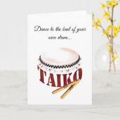 Dance to the beat of your own drum カード (黄色い花)