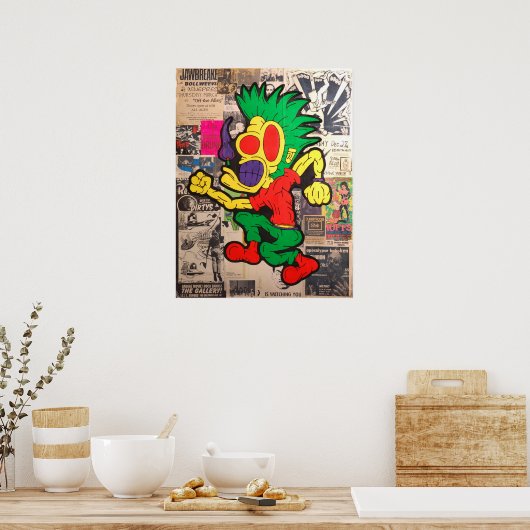 "Dance to the music" ポスター (キッチン)