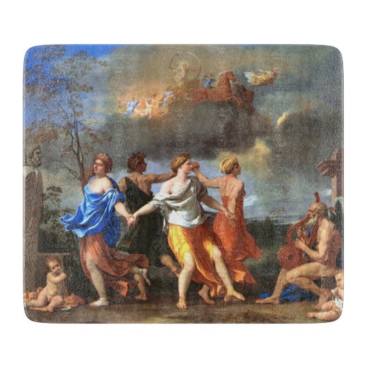 Dance to the Music of Time (by Nicholas Poussin) カッティングボード (正面)