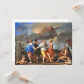Dance to the Music of Time (by Nicholas Poussin) カード (正面/裏面インサイチュ)
