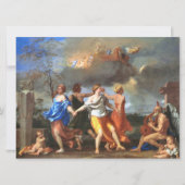 Dance to the Music of Time (by Nicholas Poussin) カード (正面)