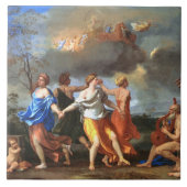 Dance to the Music of Time (by Nicholas Poussin) タイル (正面)
