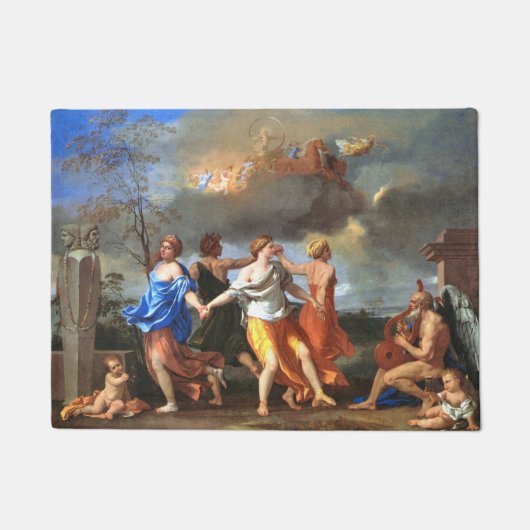 Dance to the Music of Time (by Nicholas Poussin) ドアマット (正面)