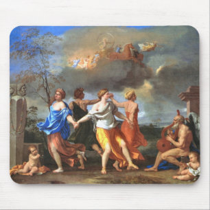 Dance to the Music of Time (by Nicholas Poussin) マウスパッド