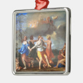 Dance to the Music of Time (by Nicholas Poussin) メタルオーナメント (左)