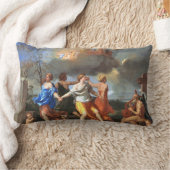 Dance to the Music of Time (by Nicholas Poussin) ランバークッション (ブランケット)