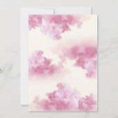 Dance & Twirl Ballerina Baby Shower 招待状 (裏面)