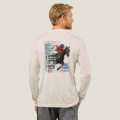 Dance with Horse (Light mode) | Men Long Sleeve トライブレンドＴシャツ (背面全体)