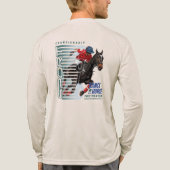 Dance with Horse (Light mode) | Men Long Sleeve トライブレンドＴシャツ (背面)