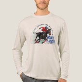 Dance with Horse (Light mode) | Men Long Sleeve トライブレンドＴシャツ (正面)