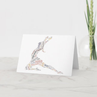 Dance Word Cloud カード