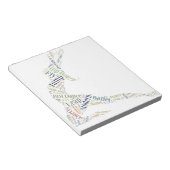 Dance Word Cloud ノートパッド (アングル)