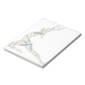 Dance Word Cloud ノートパッド (回転)