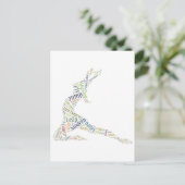 Dance Word Cloud ポストカード (スタンド正面)