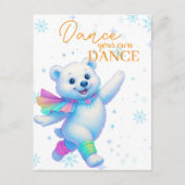 Dance Your Own Dance Canvas Art  ポストカード (正面)