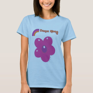 dancealong_front_ladies_flower5 tシャツ