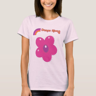 dancealong_front_ladies_flower5 tシャツ