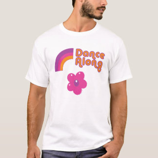 dancealong_full_frontのlogo_proof、rainbow_dance… tシャツ