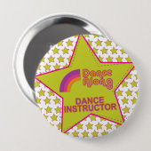 dancealong_star_danceのinstructor_button 缶バッジ (正面&裏面)
