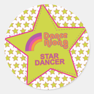 dancealong_star_dancer_stickersheet ラウンドシール