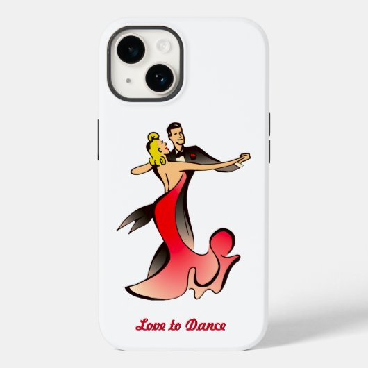 DanceiPhoneへの愛/ iPadケース Case-Mate iPhoneケース (裏面)