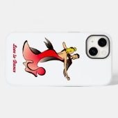 DanceiPhoneへの愛/ iPadケース Case-Mate iPhoneケース (裏面 (横))