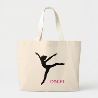 DANCERシルエットダンスバッグトート ラージトートバッグ