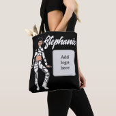 Dancerパーソナライズされたトート(白黒2) トートバッグ (クローズアップ)