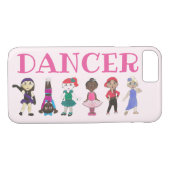 DANCERピンクバレリナガールタップジャズアクロヒップホップ Case-Mate iPhoneケース (裏面(横))